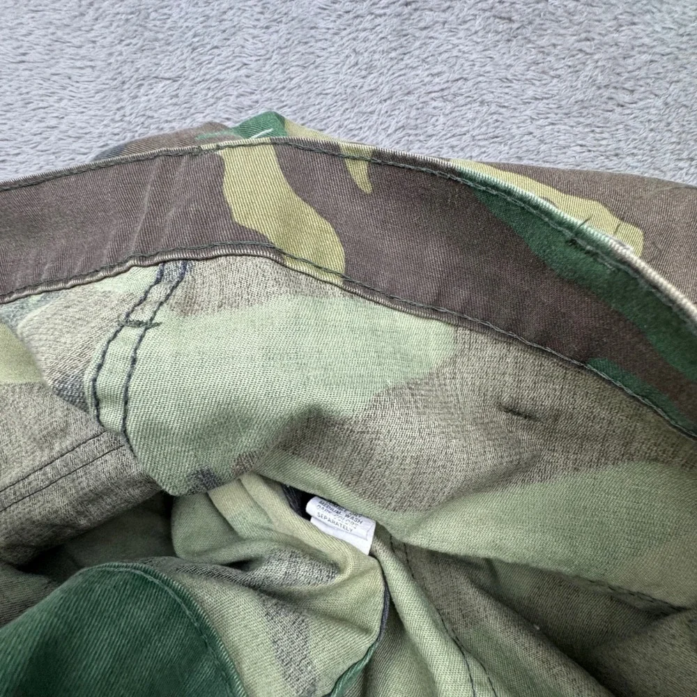 Vintage Cargo Pants Mens 31x28 Green Camo Good 90s Woodland Military Utility
